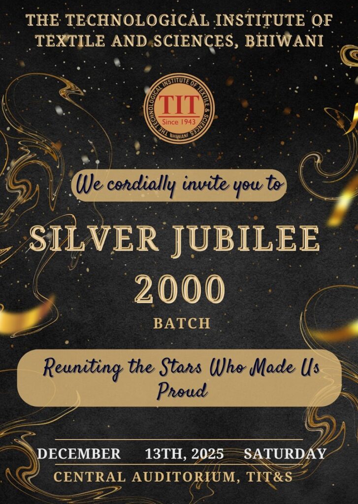 SILVER JUBILEE 2000 BATCH POSTER