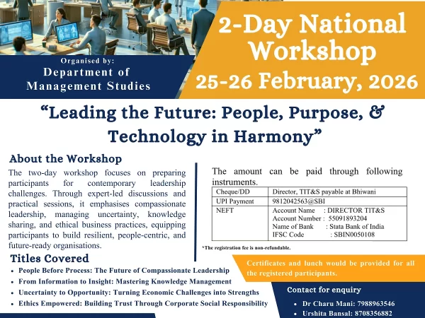 2 Day mba Workshop 25-26 feb 2026