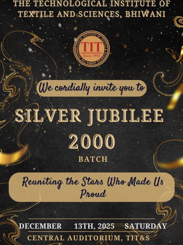 SILVER JUBILEE 2000 BATCH POSTER